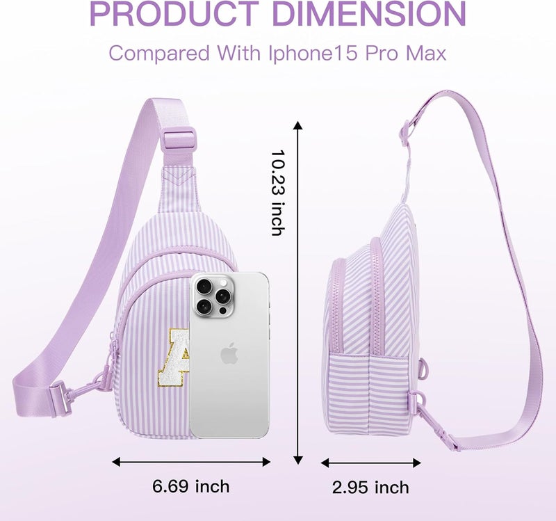 Viverte Gifts for 8 9 10 11 12 Year Old Girls Sling Bag Crossbody Bags Fanny Pack for Teen Girls Personalized Gifts for Women - Image 4